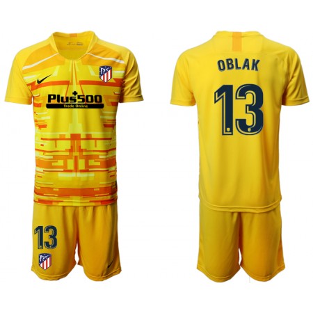Billiga Fotbollströjor Atlético Madrid Målvakt OBLAK 13 Barn tröja II 2019/20 Kortärmad